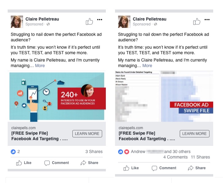 Retargeting Ads Facebook Examples Retargeting example ads showcasing reach customers