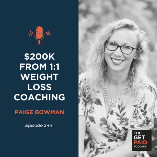 Paige Bowman on the get paid podcast
