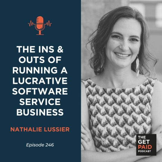Nathalie Lussier on the get paid podcast
