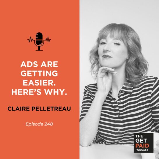 claire on get paid podcast