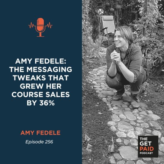 Amy Fedele on the get paid podcast