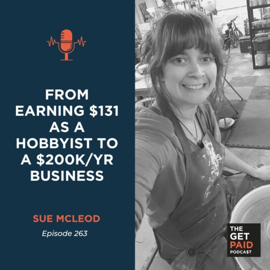 sue mcleod on on the get paid podcast
