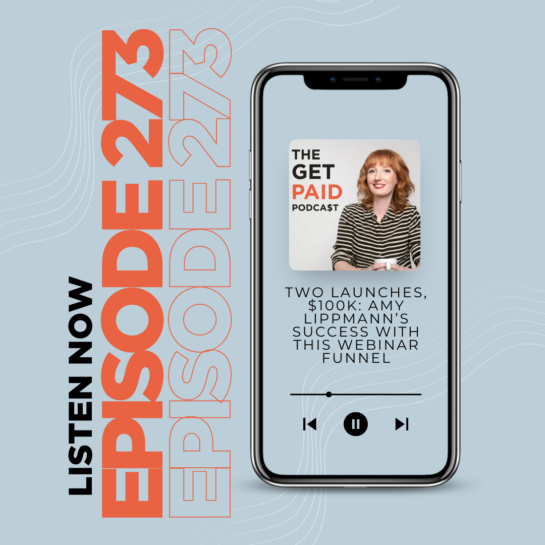 amy lippmann on on the get paid podcast