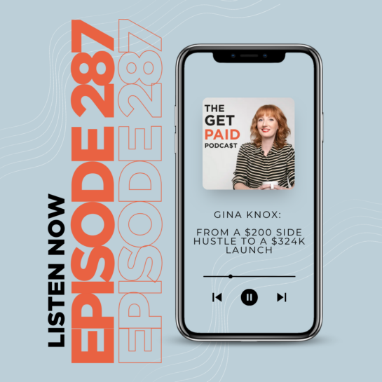 gina knox on the get paid podcast